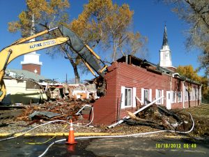 Applewood Church Demolition - Lakewood, Colorado