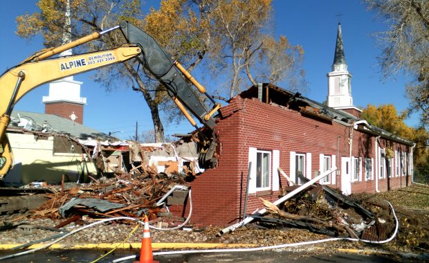 Applewood Church Demolition - Lakewood, Colorado
